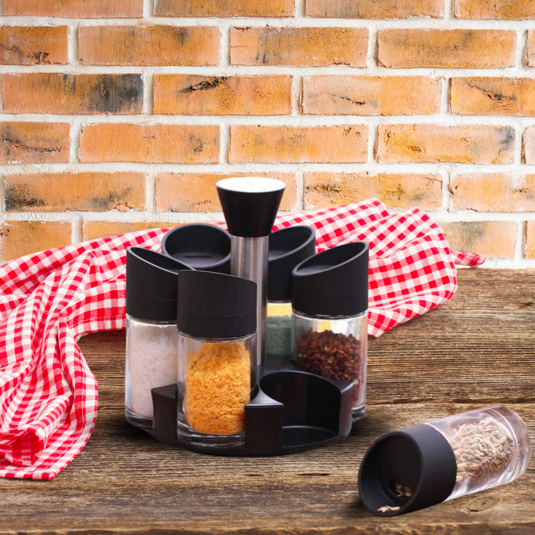 Spice Rack 6 Pieces Container Set