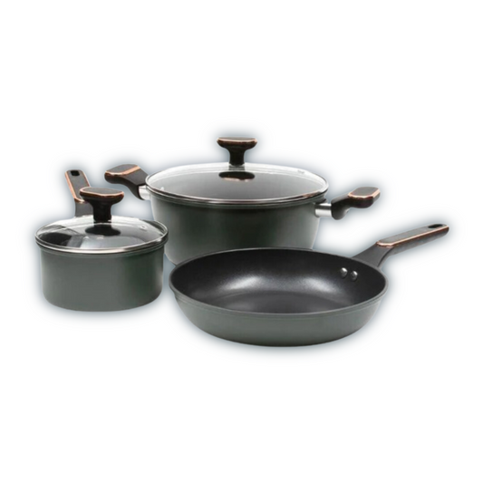 Refined Iron Non-Stick cookware - 5 Piece