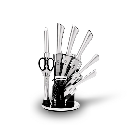 Stainless Steel Knife Set - 9 Piece