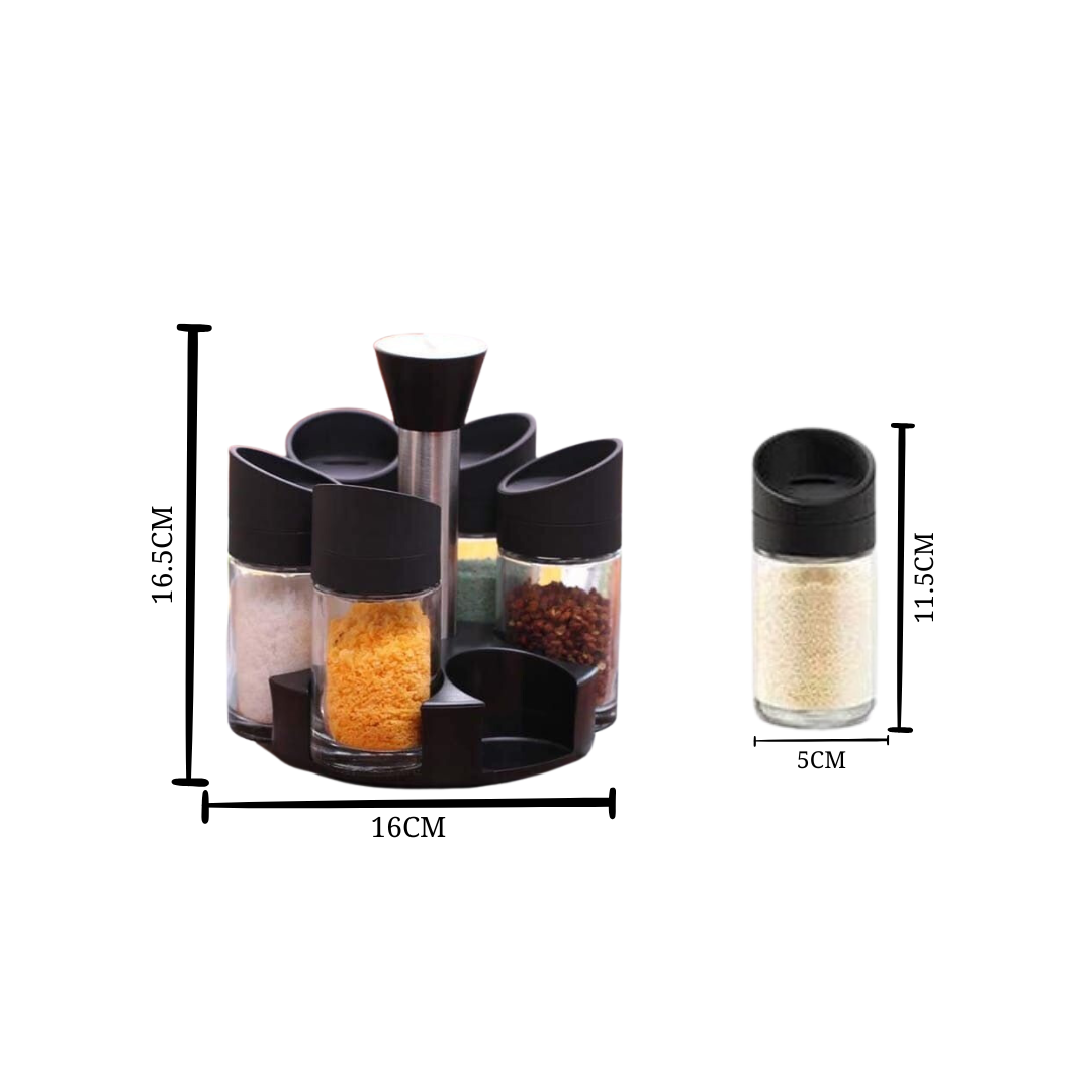Spice Rack 6 Pieces Container Set